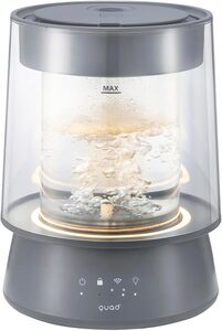 冬の乾燥対策に！ QUADSのガラススチーム加湿器がプライム限定16％OFFで15,480円！