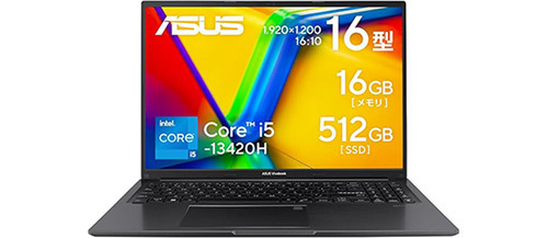 高性能ノートが15％オフ！ ASUS Vivobook 16（Core i5／Office 2024