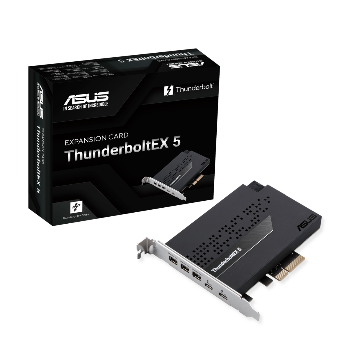 ASCII.jp：ASUS、Thunderbolt 5拡張カード「ThunderboltEX 5」を発表
