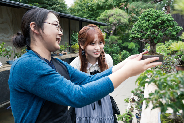 ＝LOVE・大場花菜＠大宮盆栽清香園