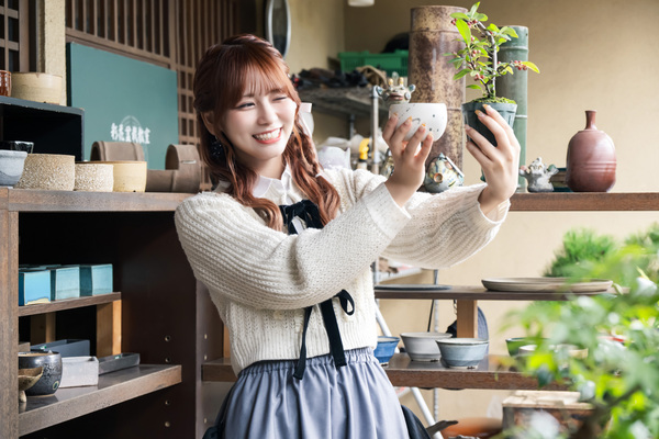 ＝LOVE・大場花菜＠大宮盆栽清香園