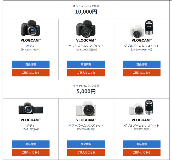 「αシリーズ」キャッシュバック・キャンペーン