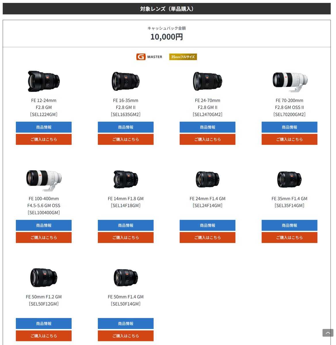 「αシリーズ」キャッシュバック・キャンペーン