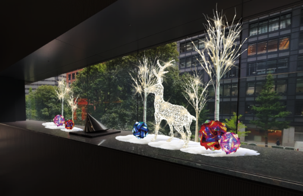 東京サンケイビルのクリスマスイルミネーション