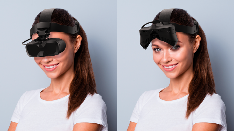 顔圧ほぼゼロ、重量はAppleの1/4、寝転がってのVRすら快適な「MeganeX