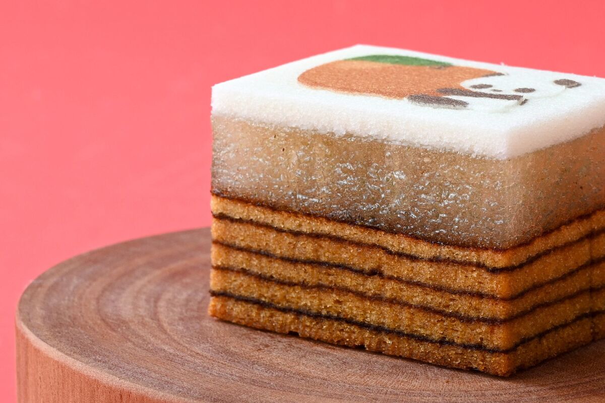 カタヌキヤの「パンダのゼリーバウム（りんご＆キャラメル）」