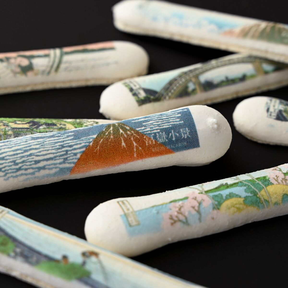 カタヌキヤの「冨嶽小景 バトンマカロン」