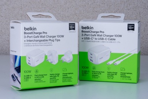 海外出張・旅行のお供に！3台同時充電＋変換アダプター付き ベルキン100W充電器が超便利