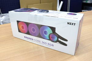 シンプル、ゆえにスマートな一体型3連ファンを搭載するNZXT「Kraken」の水冷CPUクーラー：ドスパラ大阪・なんば店