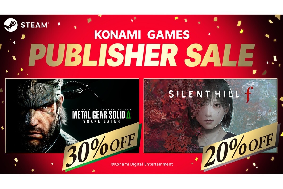 ASCII.jp：【最大80％オフ】コナミ、Steamセール開催 「メタルギア 
