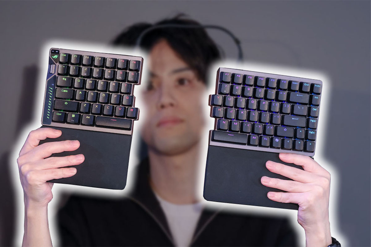 ASCII.jp：別れるの？ 片側のみの使用も可能でマウス操作が広く取れる