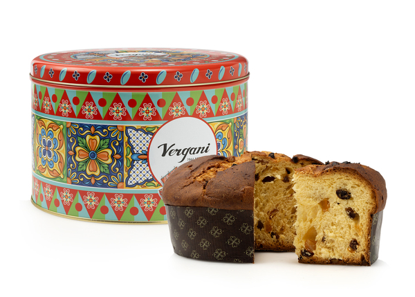 パネットーネ　シシリートリップ 缶 750G（ヴェルガーニ）