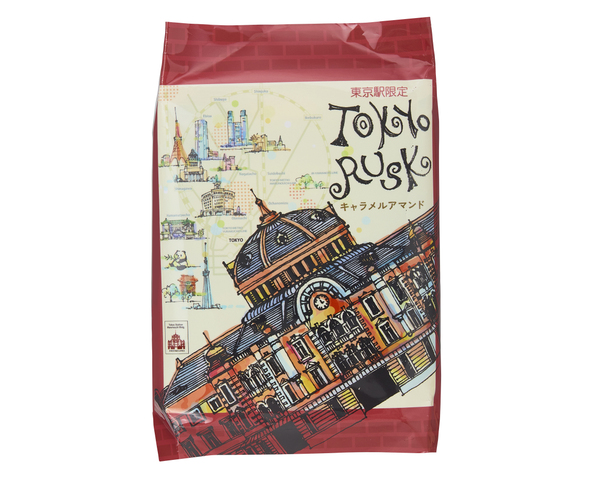 「東京ラスク」の「東京駅限定 キャラメルアマンド」
