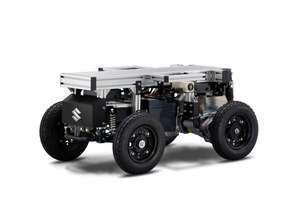 スズキ×ソラコム、多目的電動台車「MITRA」を2025国際ロボット展で披露 スズキ×ソラコム、多目的電動台車「MITRA」を2025国際ロボット展で披露