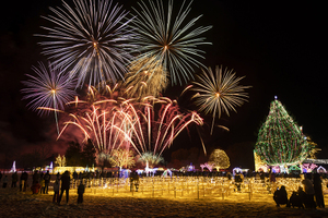 銀河鉄道ならぬ銀河牧場！小岩井農場がキラキラの光に包まれる【東北自動車道  盛岡ICから約12km】