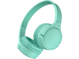 子ども用85dB制限ヘッドフォン「Belkin SOUNDFORM Mini」。長時間再生でおでかけにも便利