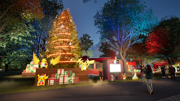 でんきタイプのポケモンがツリーを点灯！横浜赤レンガ倉庫にポケモンたちが大集合