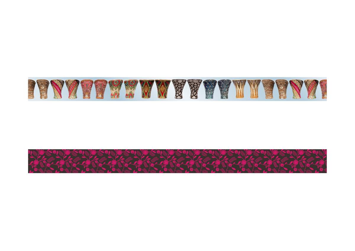 「アール・デコとモード」展の「マスキングテープ」