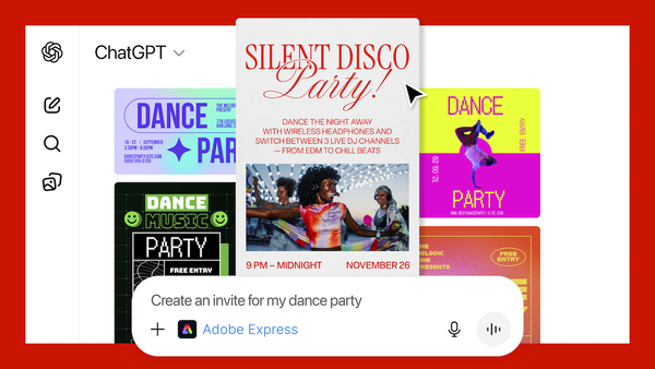 ChatGPT版Adobe Expressの利用イメージ