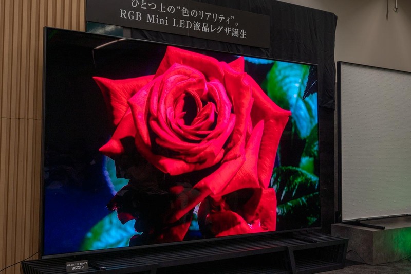 レグザ、RGB Mini LED搭載大画面テレビ「116ZX1R」を日本で初めて商品