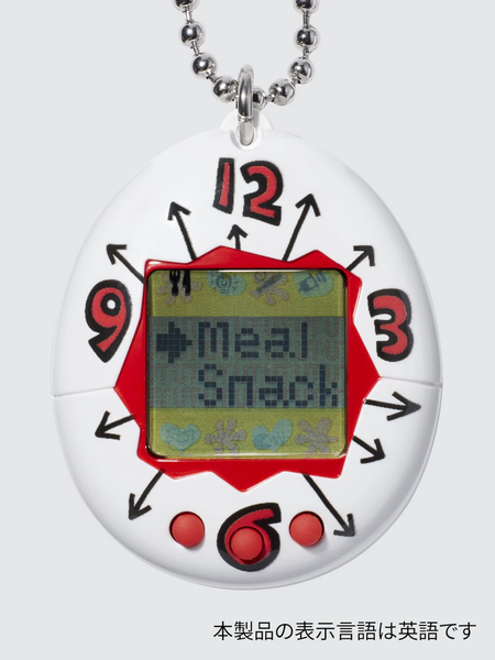 英語表示の画面