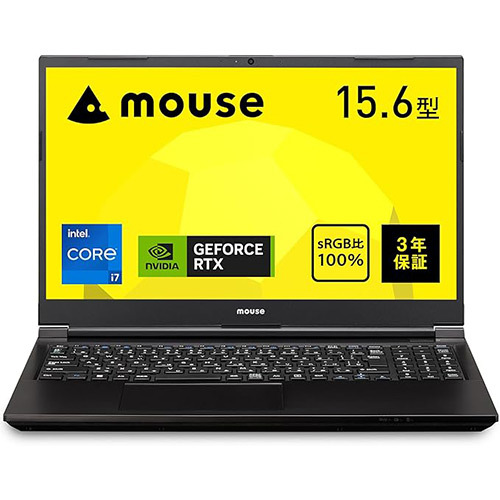 mouseの高性能ノートPCが11％オフ！ Core i7×RTX搭載、32GBメモリの