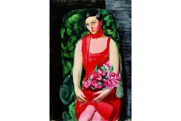 モイーズ・キスリング《ファルコネッティ嬢》