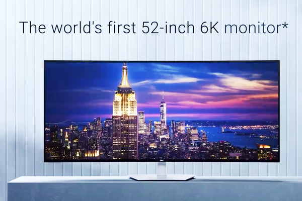 Dellが世界初の52型6Kモニター「UltraSharp 52 Thunderbolt Hub Monitor」を発表