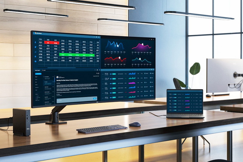 Dellが世界初の52型で6K解像度のディスプレー「UltraSharp 52」など
