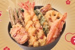 ほっかほっか亭、エビが2本ものった「新春海老天丼」を発売！ 10品の天ぷらを楽しめる