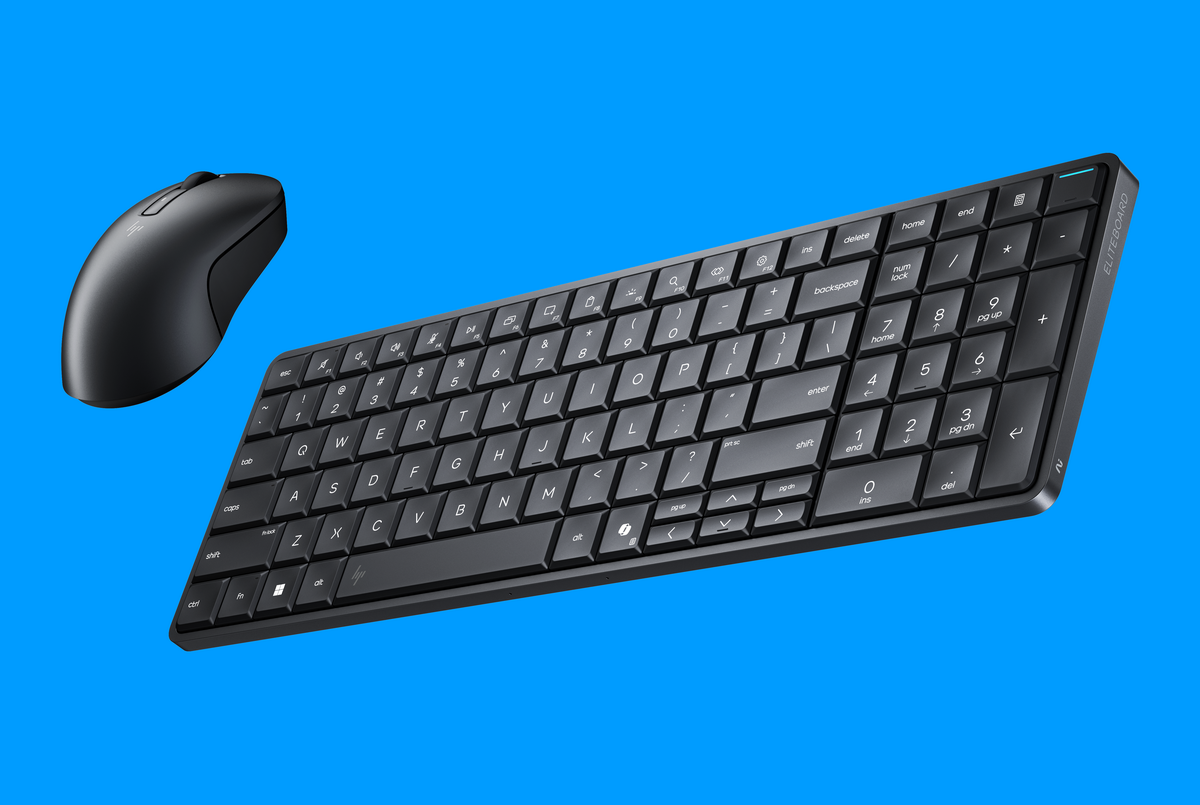 HPがキーボード内蔵型AI PC「HP EliteBoard G1a」発表