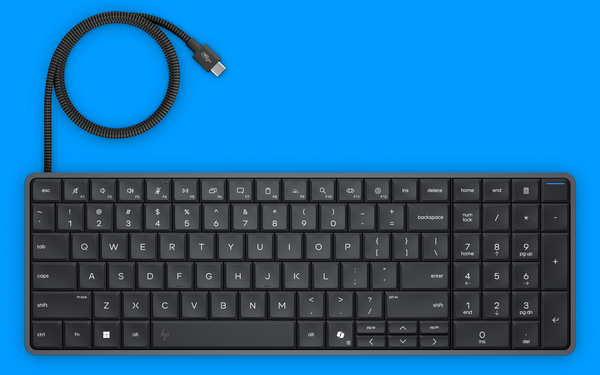 HPがキーボード内蔵型AI PC「HP EliteBoard G1a」発表