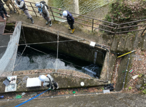 【3/3展示】水流があれば渦の力で発電する「泳ぐ発電機」 山中河川や下水、海でもセンシングや通信を可能に