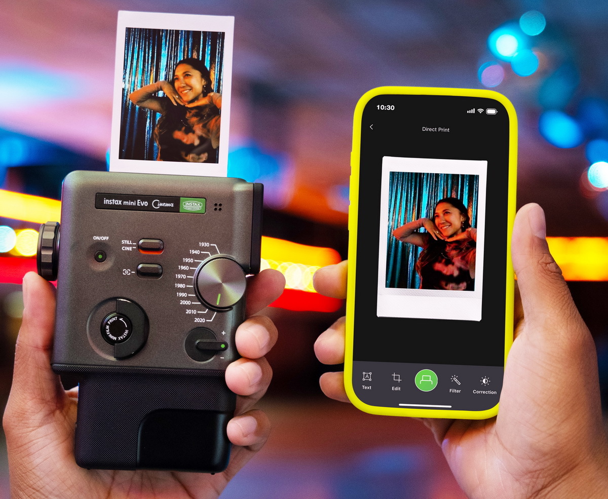 「instax mini Evo Cinema」発表