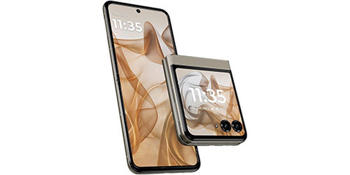 中古美品 Motorola razr 50 本体 12GB/512GB motorola razr 50（12GB/512GB） - サンドクリーム（SIMフリー版