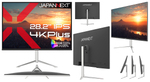 JAPANNEXT、4Kを超える「4K Plus」対応28.2インチモニターを3万円台で発売
