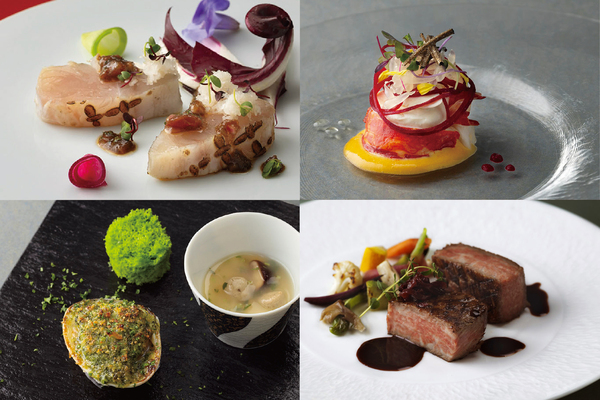 東京ステーションホテルのコース「ヌーベルキュイジーヌ ジャポネフレンチ デギュスタシオン」イメージ