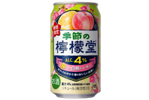 檸檬堂「春こい白桃とレモン」が今年も！アルコール4%で飲みやすさも◎