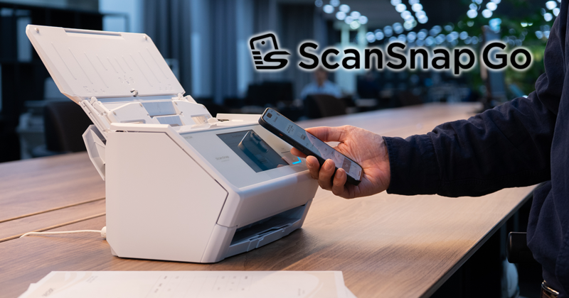 PFU、スマホを近づけてスキャンするiX2500の新機能「ScanSnapGo」提供