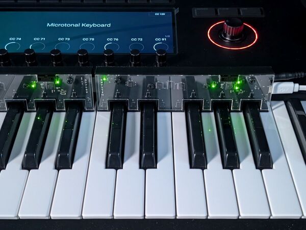 【3/3展示】従来の電子楽器では難しかった多彩な演奏表現を可能に　「MIDI 2.0を使った微分音キーボード」