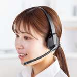 安定した通話が可能な2.4GHzワイヤレス！ ノイズカットで快適な片耳ワイヤレスヘッドセット登場