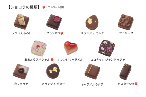 「ショコラティエ パレドオール 東京店」の「コフレ レザムール」