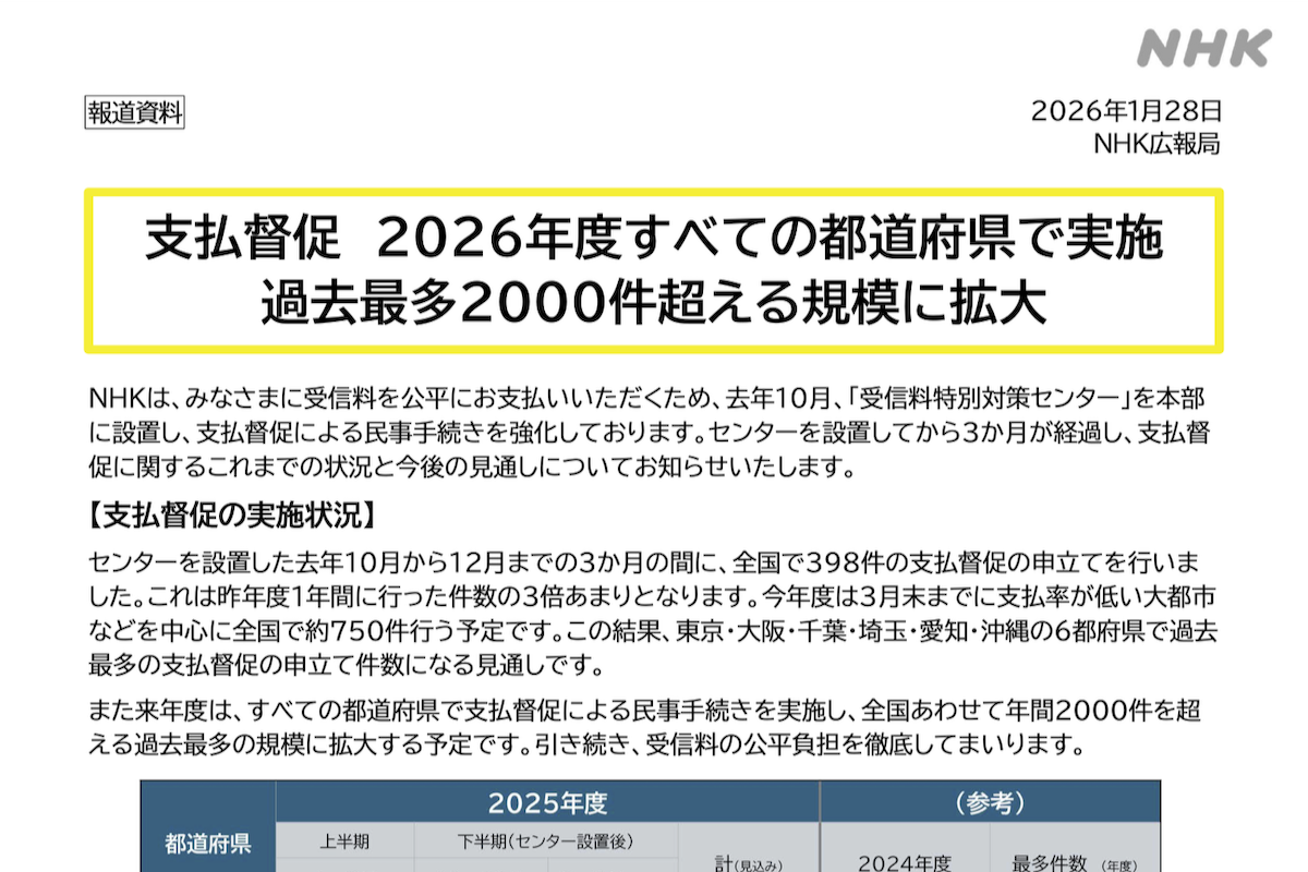 [NHK受信料支払不要] VIZIO 58インチ 米国向け製品 21年製 ASCII.jp：NHK、受信料の支払督促を全国拡大へ 来年度は過去最多規模に