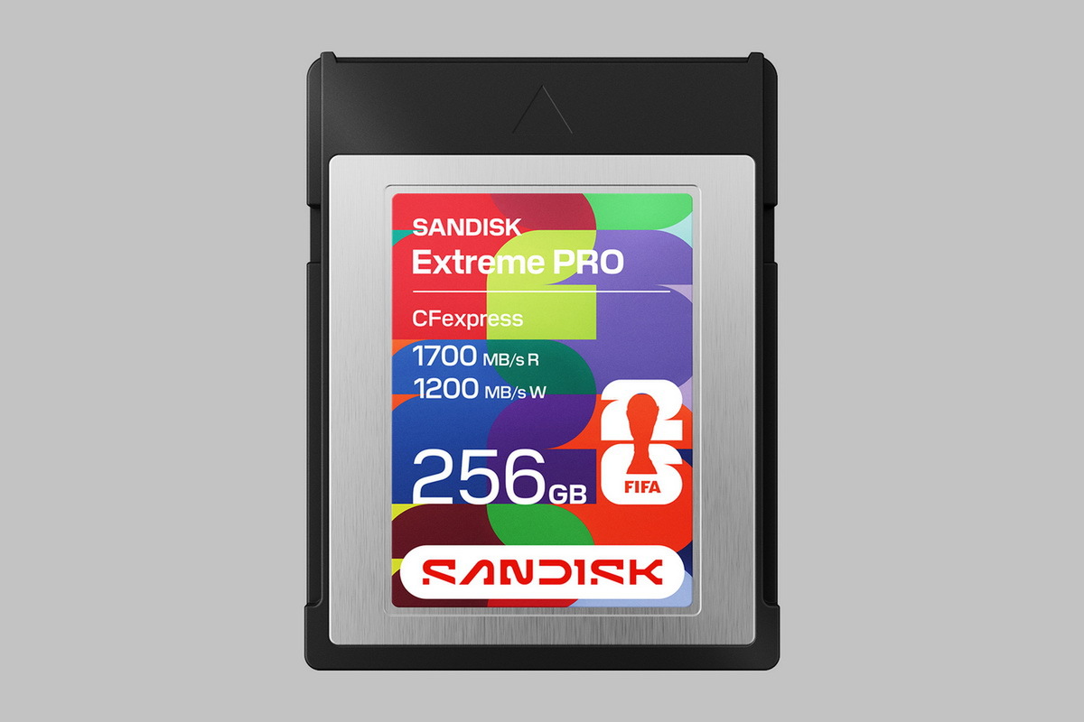 サンディスクは「FIFAワールドカップ26」公式ライセンス製品