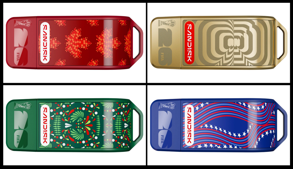 サンディスクは「FIFAワールドカップ26」公式ライセンス製品