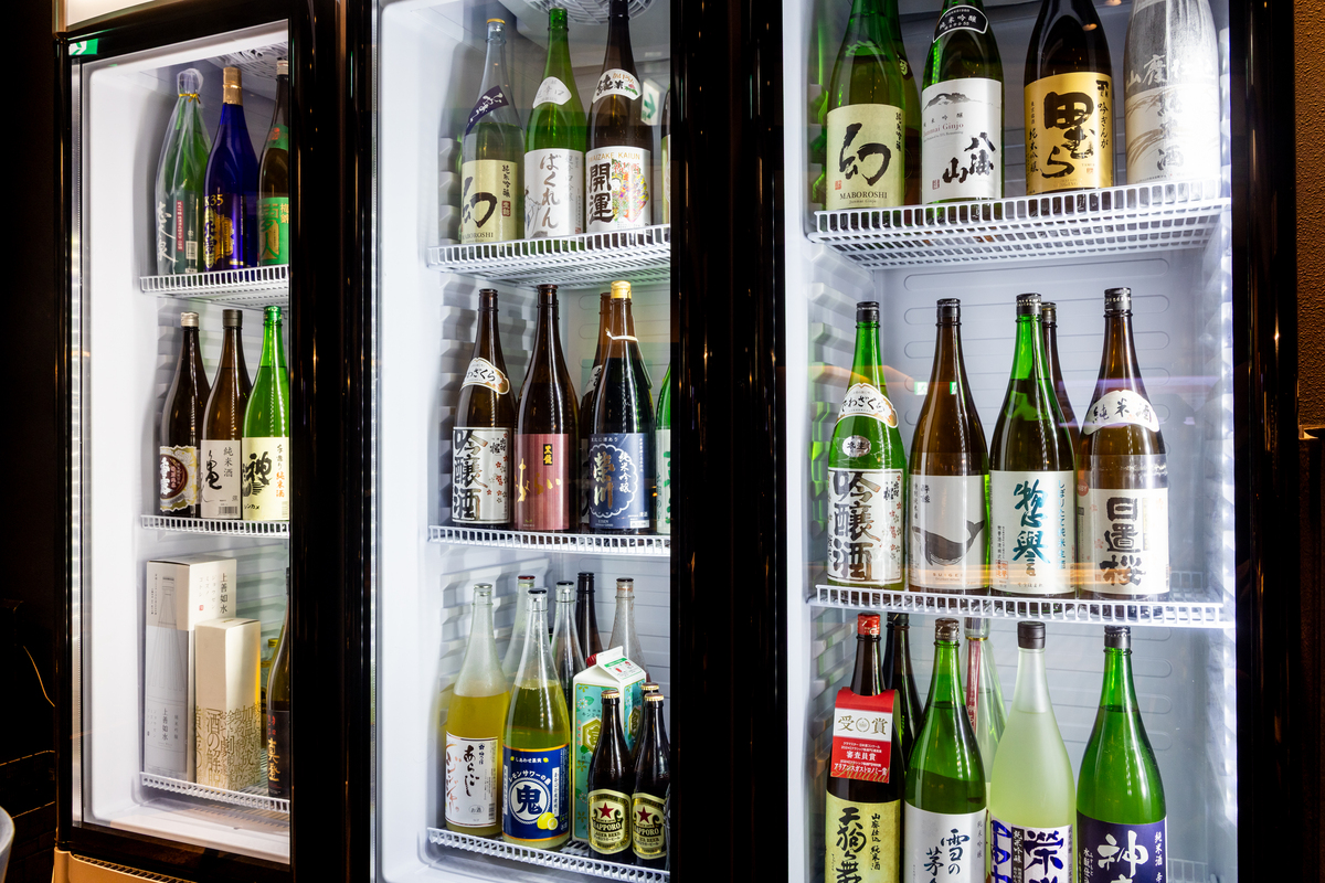 「煮干しと日本酒 すぎだま」の日本酒