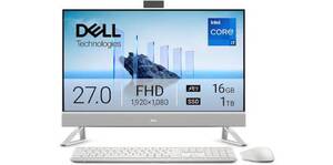 机の上を増やさないデスクトップ。27インチ一体型でまとめる