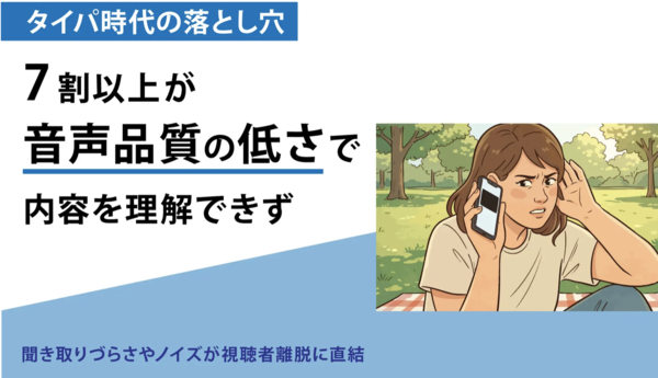 再生される動画のコツは「聞き取りやすさ」　タイパ層が気にする意外な要素