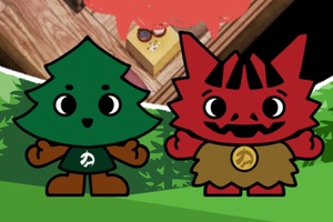 「ほの暮しの庭」マスコットキャラクター鬼丸が登場　「鬼、妙だな…？」「節分が近いからね」