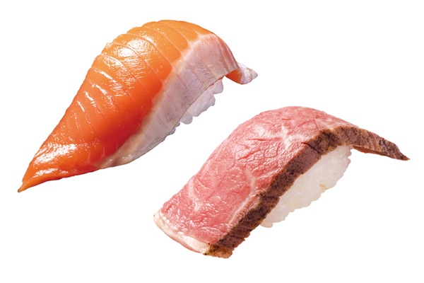 三陸産「大切り鮭」110円！贅沢肉寿司も!! はま寿司「北海道・東北旨ね